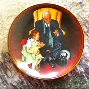 Norman Rockwell's Limited Edition plate by Knowles Fine China with certificate